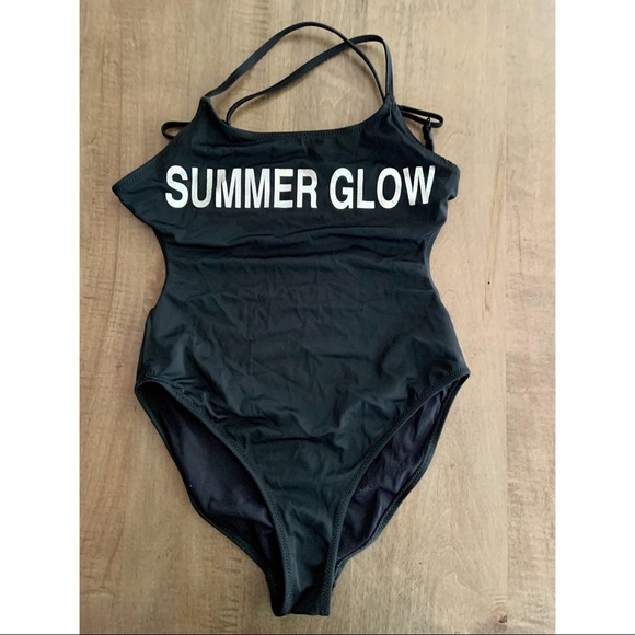 Topshop 'Summer Glow' One-Piece Swimsuit - Picture 2 of 5